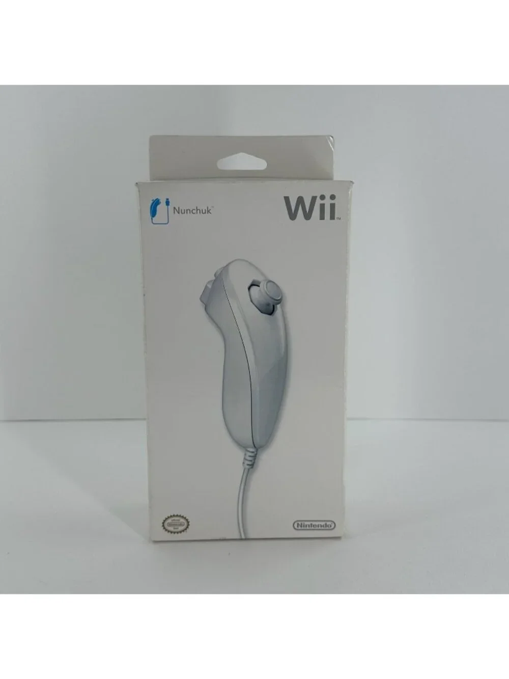 Nintendo Wii Nunchuk Controller RVL-004 White OEM Official New Sealed Box